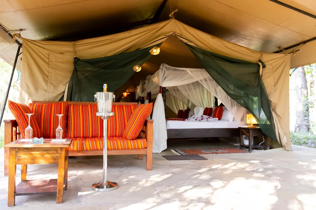 Superior tent outside angle - Family Safari in Kenya: How to Plan the Perfect Trip with Kids